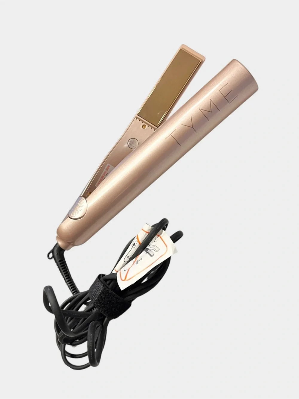 TYME Rose Gold Hair Straightener Flat Iron Curling Iron Styling Tool